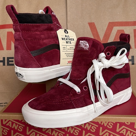 Vans Sk8-Hi MTE Blng Red/Chocolatetrt sneakers WMNS - Picture 8 of 16